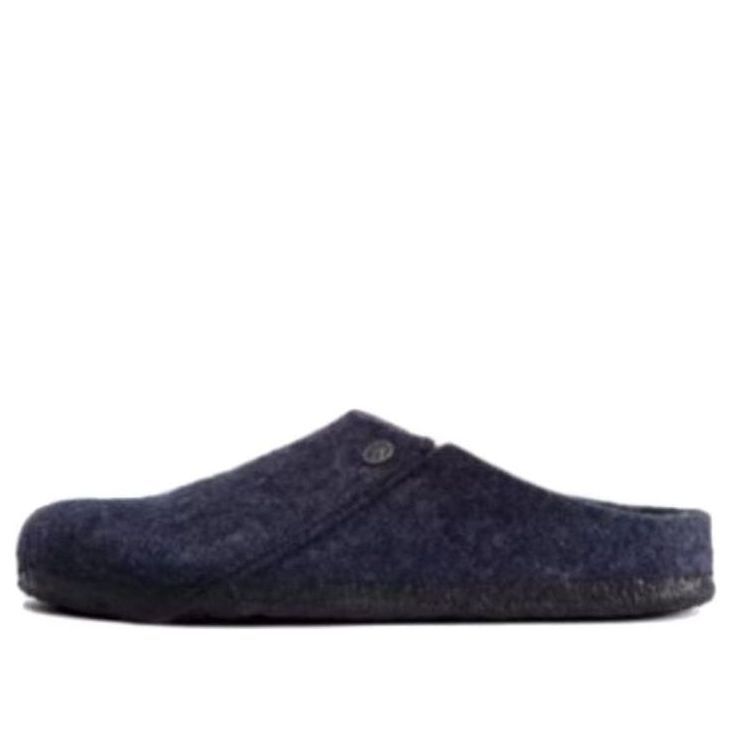 Birkenstock Zermatt Shearling Wool Felt Narrow Fit 'Dark Blue' 1017539 sold by KicksCrew