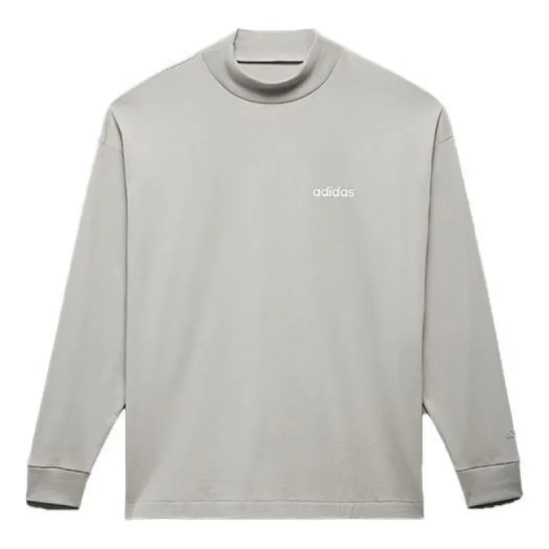 adidas Basketball Long Sleeve Tee 'Grey' IA3423 sold by KicksCrew