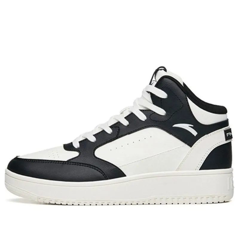 ANTA Skateboarding Series Sneakers High 'White Black' 912238013-2 sold by KicksCrew