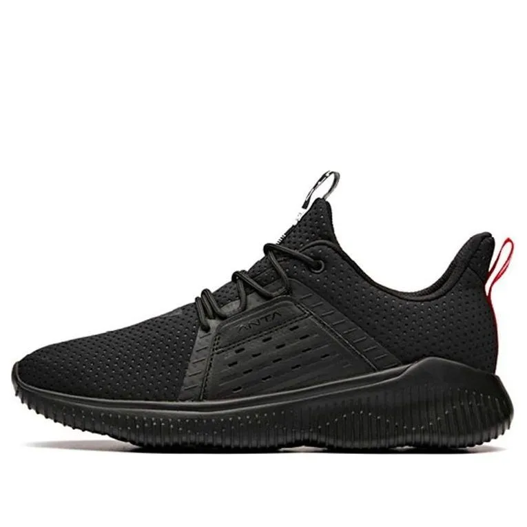 (WMNS) ANTA Running Series Sneakers 'Black' 12845565-1 sold by KicksCrew