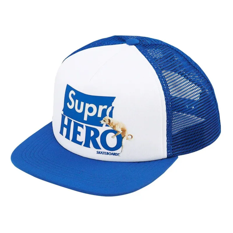 Supreme ANTIHERO Mesh Back 5-Panel 'Blue White' SUP-SS22-746 sold by KicksCrew