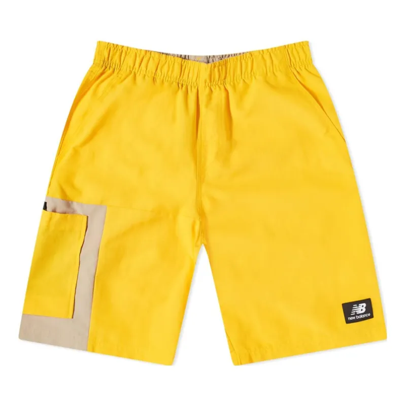 New Balance AT Shorts 'Sunflower' MS21502-SFR sold by KicksCrew