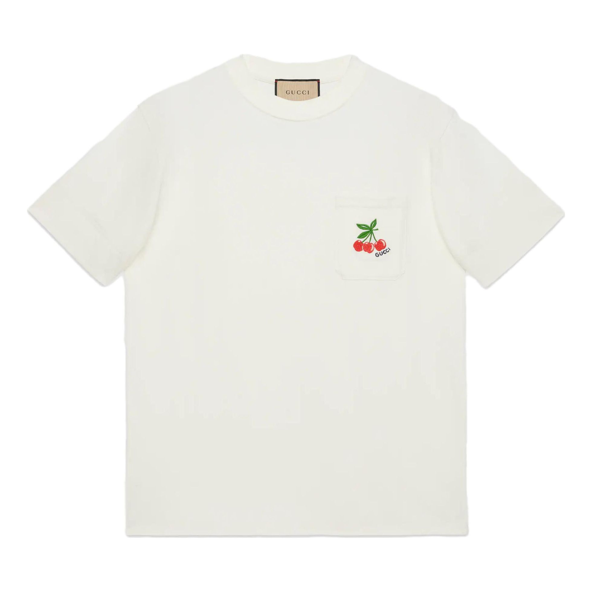 Gucci Cotton Jersey T-Shirt With Embroidery 'White' 729690-XJFQU-9088 sold by KicksCrew