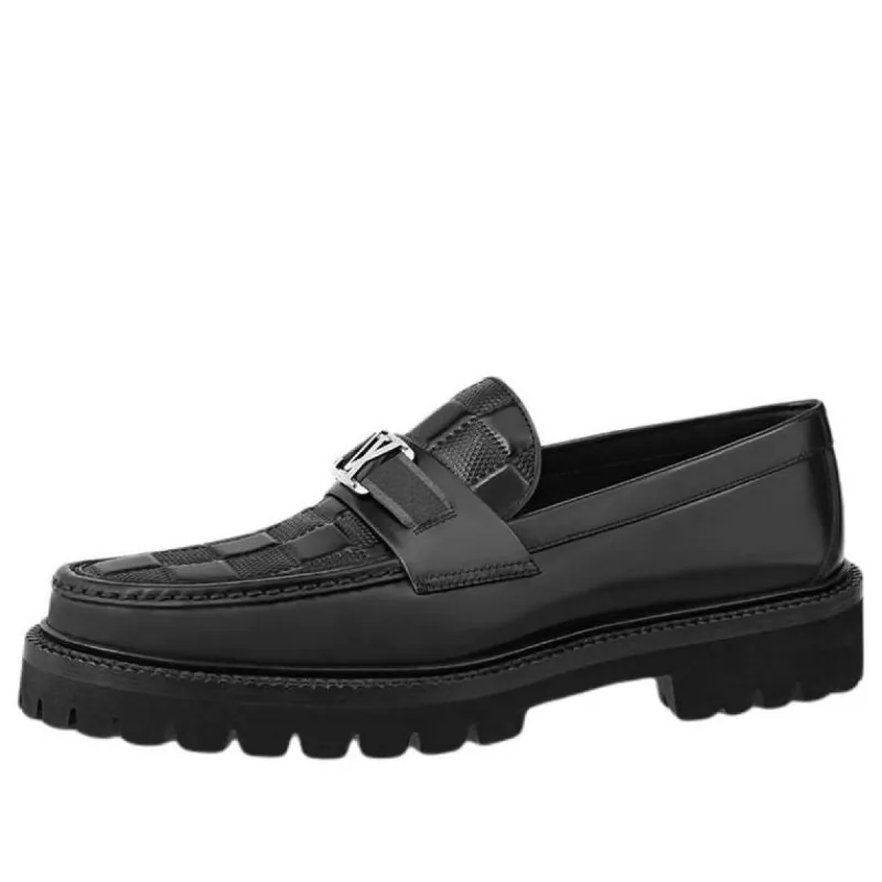 LOUIS VUITTON LV Major Loafers 'Black Crocodile' 1A9HXA sold by KicksCrew