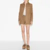 (WMNS) Gucci GG Canvas Coat 'Beige Brown' 788387-Z8BSO-2190 sold by KicksCrew