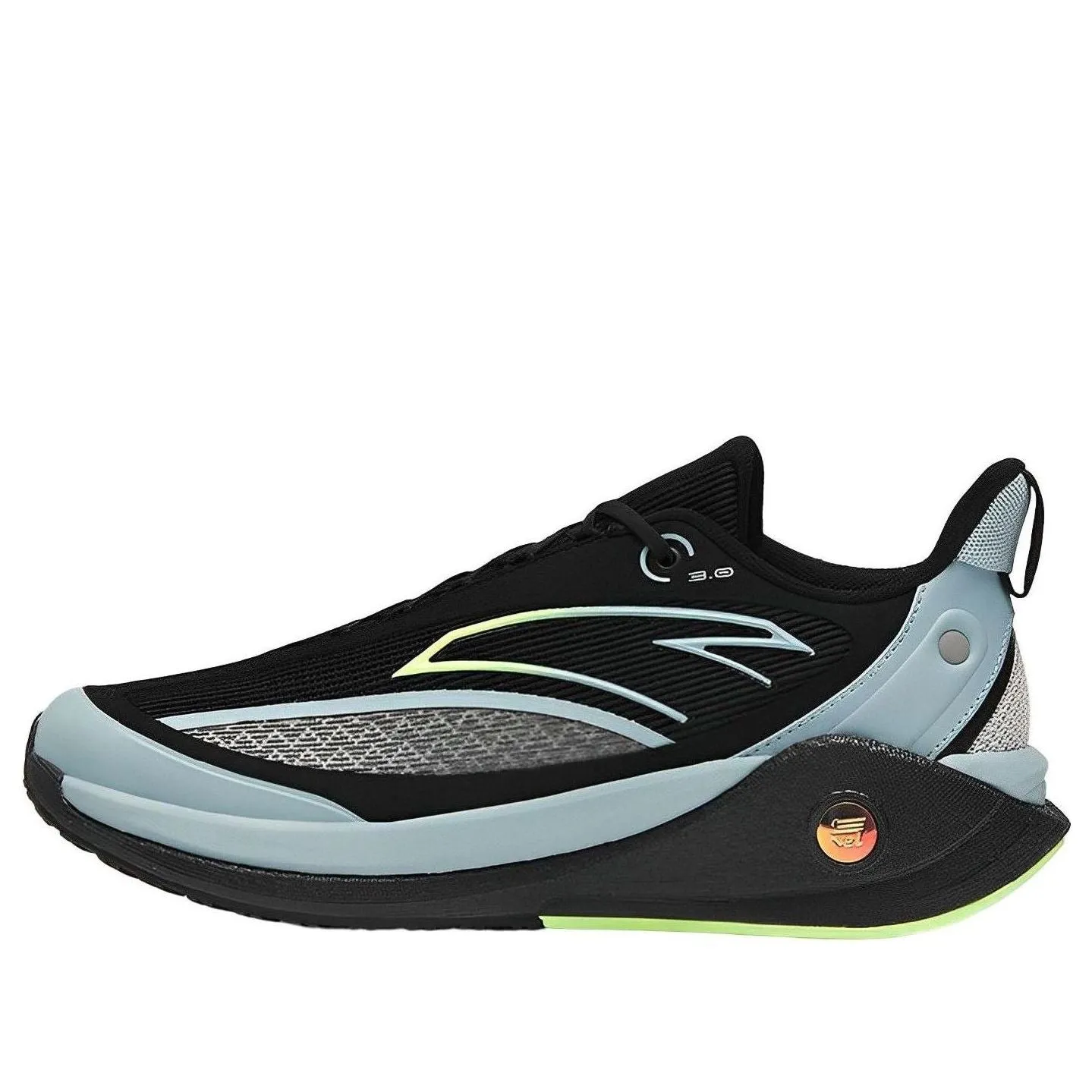 ANTA C37 3.0 Low Running Shoes 'Black Blue' 912315537-1 sold by KicksCrew