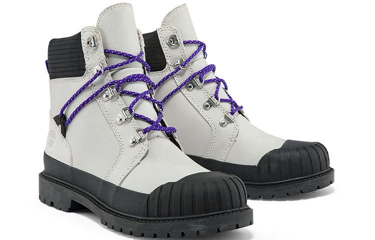 (WMNS) Timberland Heritage Rubber Toe 6 Inch Hiking Boot 'White' A2JX9W sold by KicksCrew product image thumbnail 4