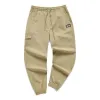 FILA FUSION x staple Collaboration Woven Utility Casual Pants 'Tan' T11M134802F-LK sold by KicksCrew
