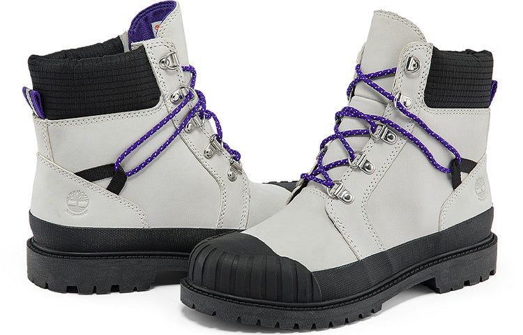 (WMNS) Timberland Heritage Rubber Toe 6 Inch Hiking Boot 'White' A2JX9W sold by KicksCrew product image thumbnail 5
