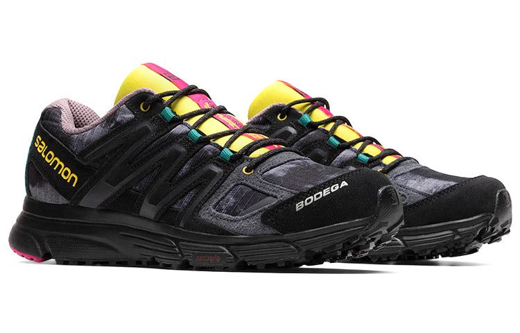 Bodega x SALOMON X-Mission 4 Suede 'Black yellow' 417145 sold by KicksCrew product image thumbnail 4