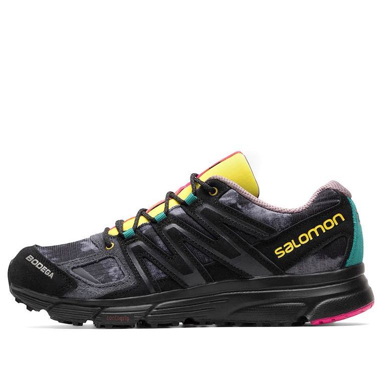Bodega x SALOMON X-Mission 4 Suede 'Black yellow' 417145 sold by KicksCrew