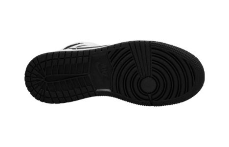 (GS) Air Jordan 1 Mid 'White Black' DQ8423-132 sold by KicksCrew