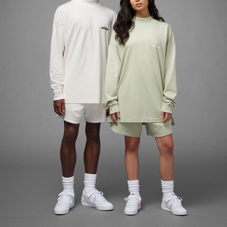 adidas Basketball Long Sleeve Tee 'White' IA3424 sold by KicksCrew product image thumbnail 2