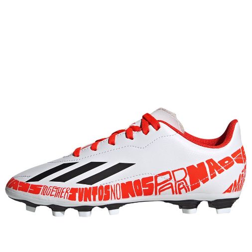 (GS) adidas X Speedportal Messi.4 FG Cleats 'White Solar Red' GW8398 sold by KicksCrew