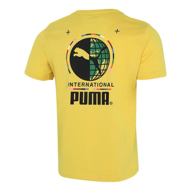 Puma Graphic T-Shirt 'Yellow Black' 531307-37 sold by KicksCrew