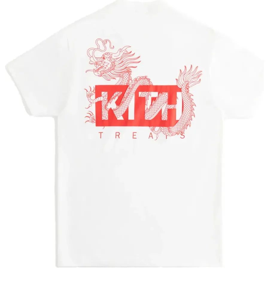 KITH Treats Year of the Dragon Pocket T-Shirt 'White' KHT030116-101 sold by KicksCrew