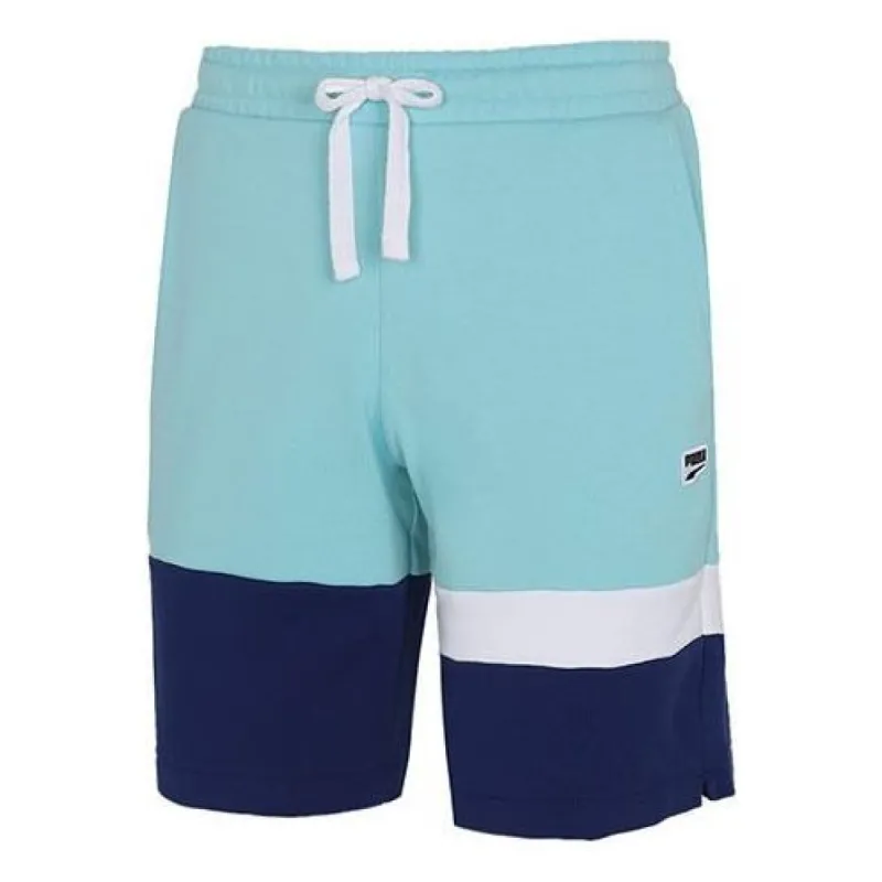 Puma Solid Basic Shorts 'Blue Navy White' 531304-49 sold by KicksCrew