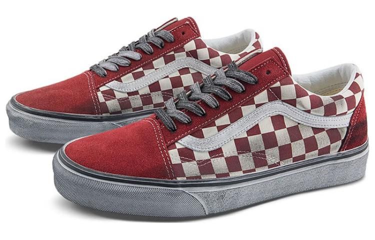 Vans Old Skool Stressed 'Check Red White' VN0007NTY52 sold by KicksCrew product image thumbnail 2