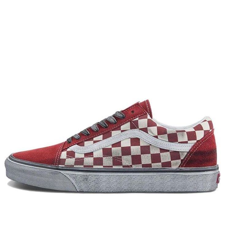 Vans Old Skool Stressed 'Check Red White' VN0007NTY52 sold by KicksCrew