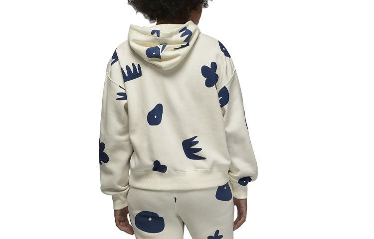 (WMNS) Air Jordan Artist Series By Mia Lee Fleece Hoodie 'White' DV2005-133 sold by KicksCrew product image thumbnail 3