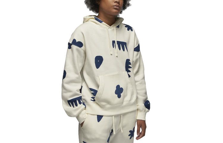 (WMNS) Air Jordan Artist Series By Mia Lee Fleece Hoodie 'White' DV2005-133 sold by KicksCrew product image thumbnail 2