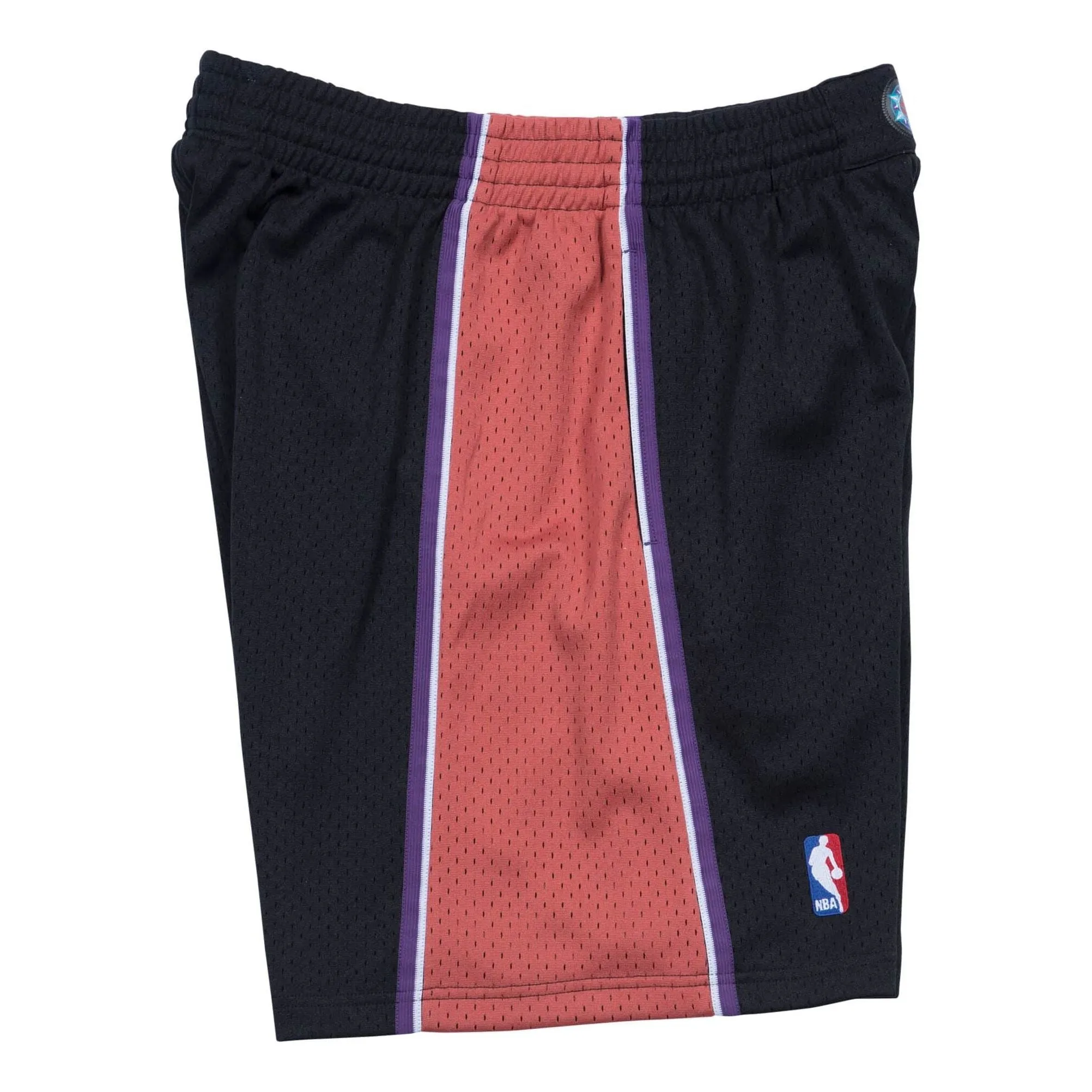 Mitchell & Ness x NBA Utah Jazz 1998-99 Swingman Shorts 'Black' SMSHGS18258-UJABLCK98 sold by KicksCrew product image thumbnail 3