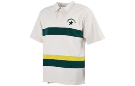 Converse Colorblock Logo Polo Shirt 'White Dark Green' 10024880-A01 sold by KicksCrew