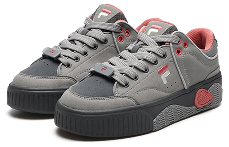 (WMNS) FILA FUSION Low-Top Skate Shoes 'Grey Pink' T12W218201FAC sold by KicksCrew product image thumbnail 2