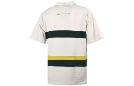 Converse Colorblock Logo Polo Shirt 'White Dark Green' 10024880-A01 sold by KicksCrew