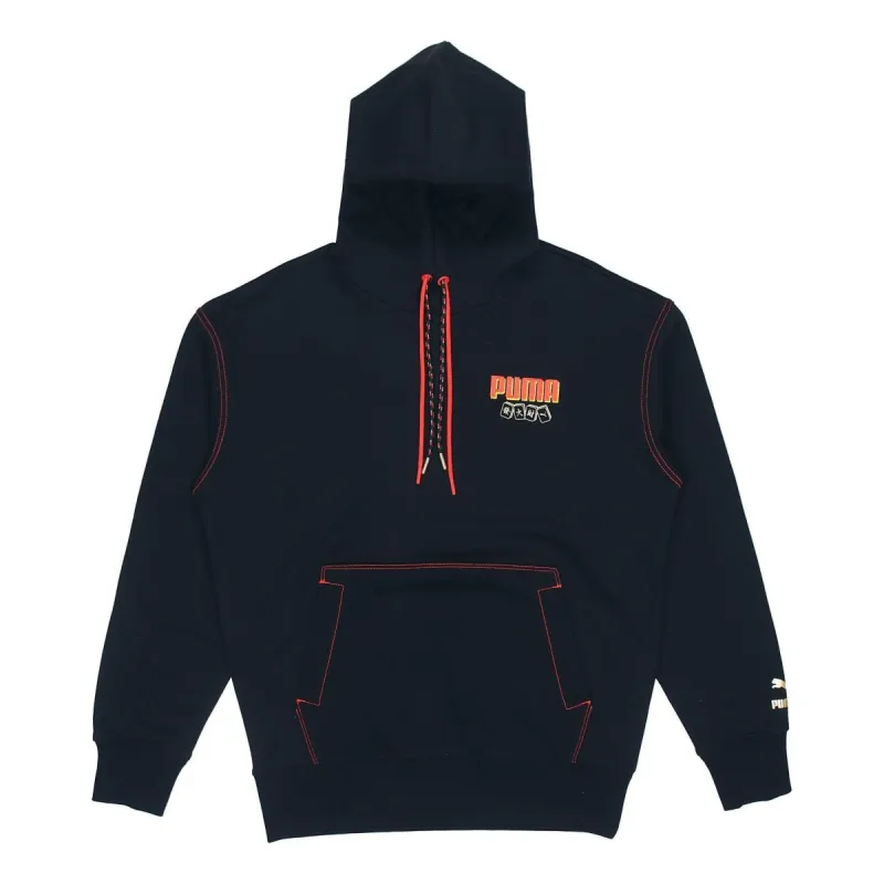 Puma YOTOX Hoodie 'Black Pink Green' 531295-01 sold by KicksCrew