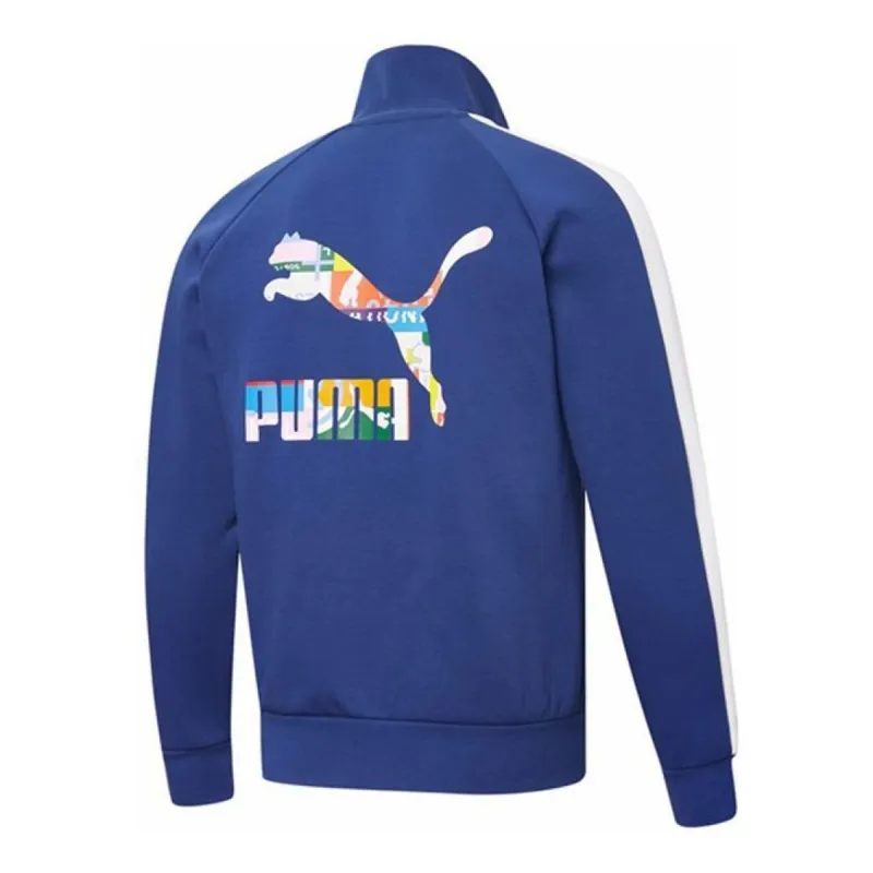 Puma Sports Track Jacket 'Blue White' 531290-12 sold by KicksCrew