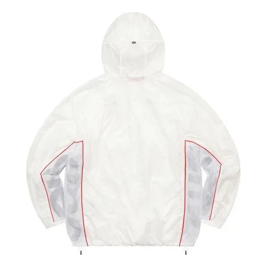 Supreme Ripstop Hooded Windshell 'White Grey' SUP-SS22-812 sold by KicksCrew product image thumbnail 2