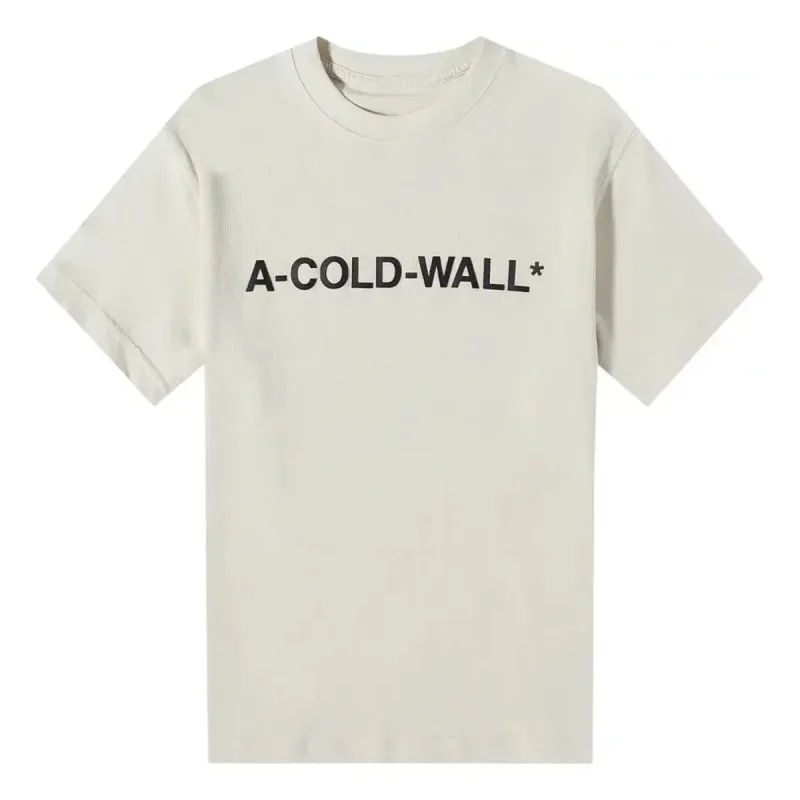 A-COLD-WALL* Essential Logo T-Shirt 'Bone' ACWMTS063-BONE sold by KicksCrew