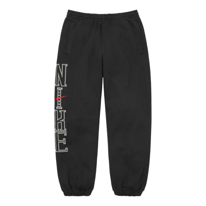 Supreme x Nike Sweatpants 'Black White' SUP-SS24-165 sold by KicksCrew