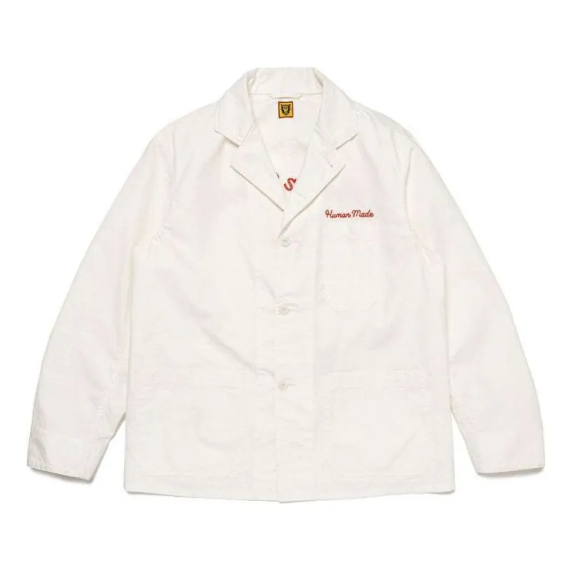 HUMAN MADE Factory Jacket 'White' HM27JK022 sold by KicksCrew