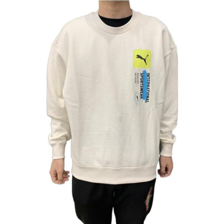 Puma Logo International Sportswear Sweatshirt 'White' 536303-65 sold by KicksCrew product image thumbnail 3