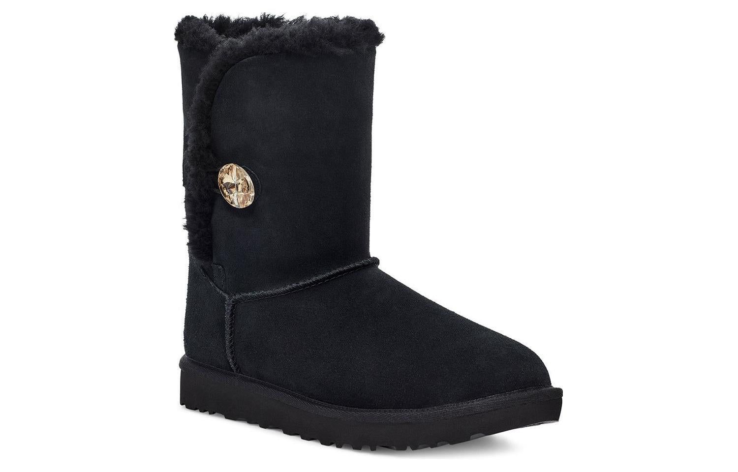 (WMNS) UGG Bailey Button Gold Bling Boot 'Black' 1118997-BKGD sold by KicksCrew product image thumbnail 4