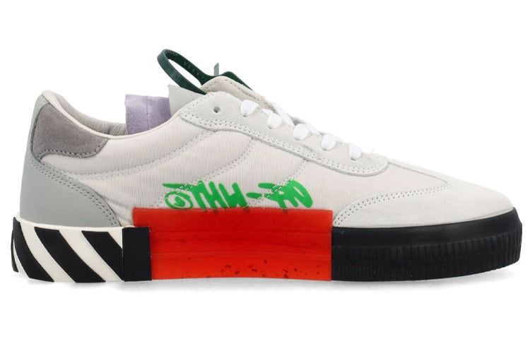 Off-White New Vulcanized Low 'White Black' OMIA232F22LEA0010110 sold by KicksCrew product image thumbnail 2