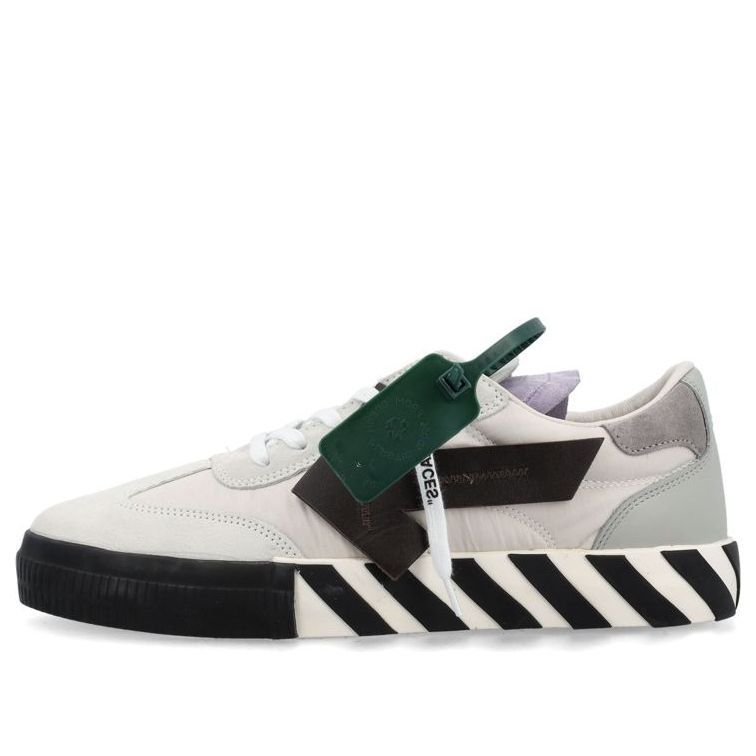 Off-White New Vulcanized Low 'White Black' OMIA232F22LEA0010110 sold by KicksCrew