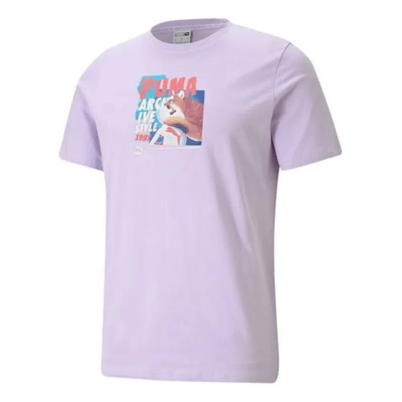 Puma Archive T-Shirt 'Purple' 530910-16 sold by KicksCrew
