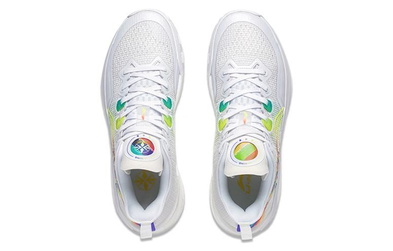 Li-Ning LiRen 3 V2 Low 'White Neon Yellow' ABAT057-4 sold by KicksCrew product image thumbnail 3