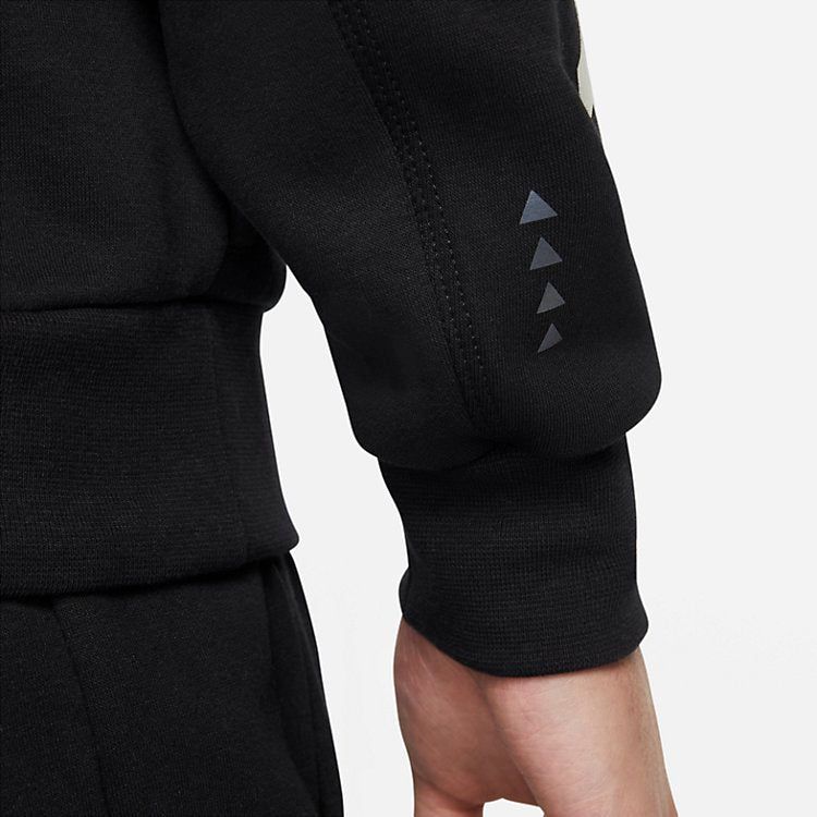 Nike Air Fleece Pullover Hoodie 'Brushed-Back' DM5202-010 sold by KicksCrew product image thumbnail 5