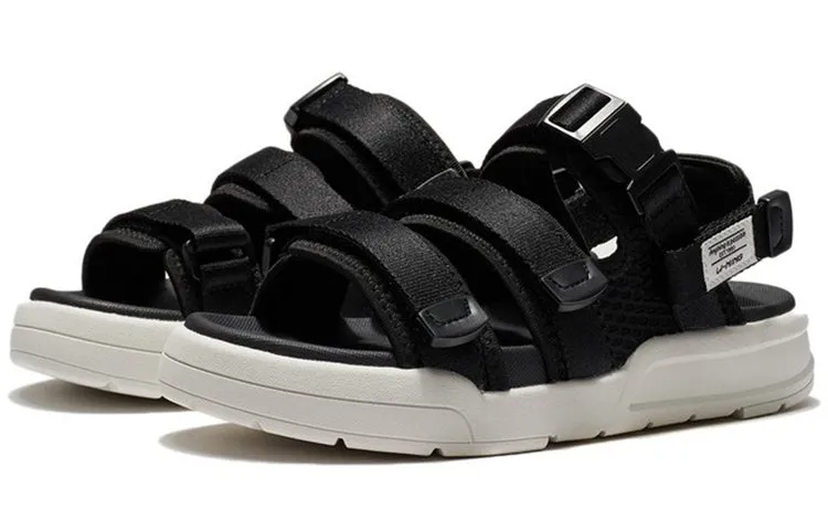 (WMNS) Li-Ning Coca Sandals 'Black Beige' AGUS004-3 sold by KicksCrew product image thumbnail 3