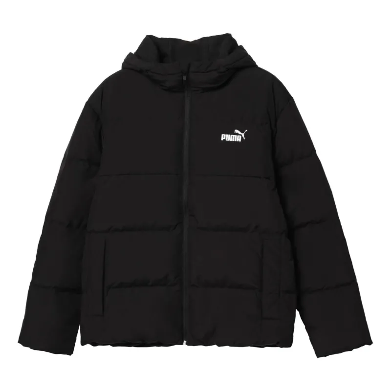 Puma Power Hooded Sports Jacket 'Black White' 530695-01 sold by KicksCrew