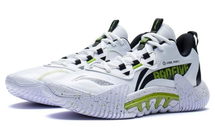 Li-Ning BadFive 2.5 Low 'White Green' ABFS001-4 sold by KicksCrew product image thumbnail 3