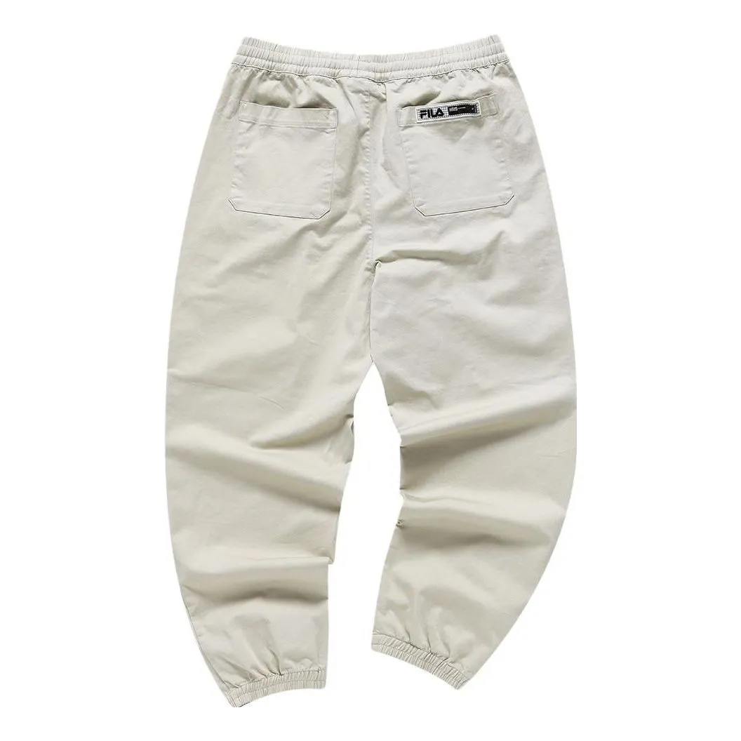 FILA FUSION Logo Long Pants 'Beige' T11M311807F-BN sold by KicksCrew product image thumbnail 2
