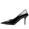 (WMNS) Balenciaga Square Knife BB 80mm Pumps 'Black Shiny Lambskin' 694712WBD821080 sold by KicksCrew
