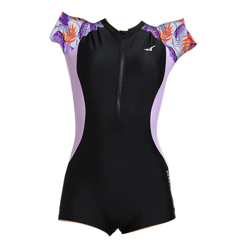 (WMNS) Mizuno One Piece Swimsuit 'Black' N2CA1315 sold by KicksCrew