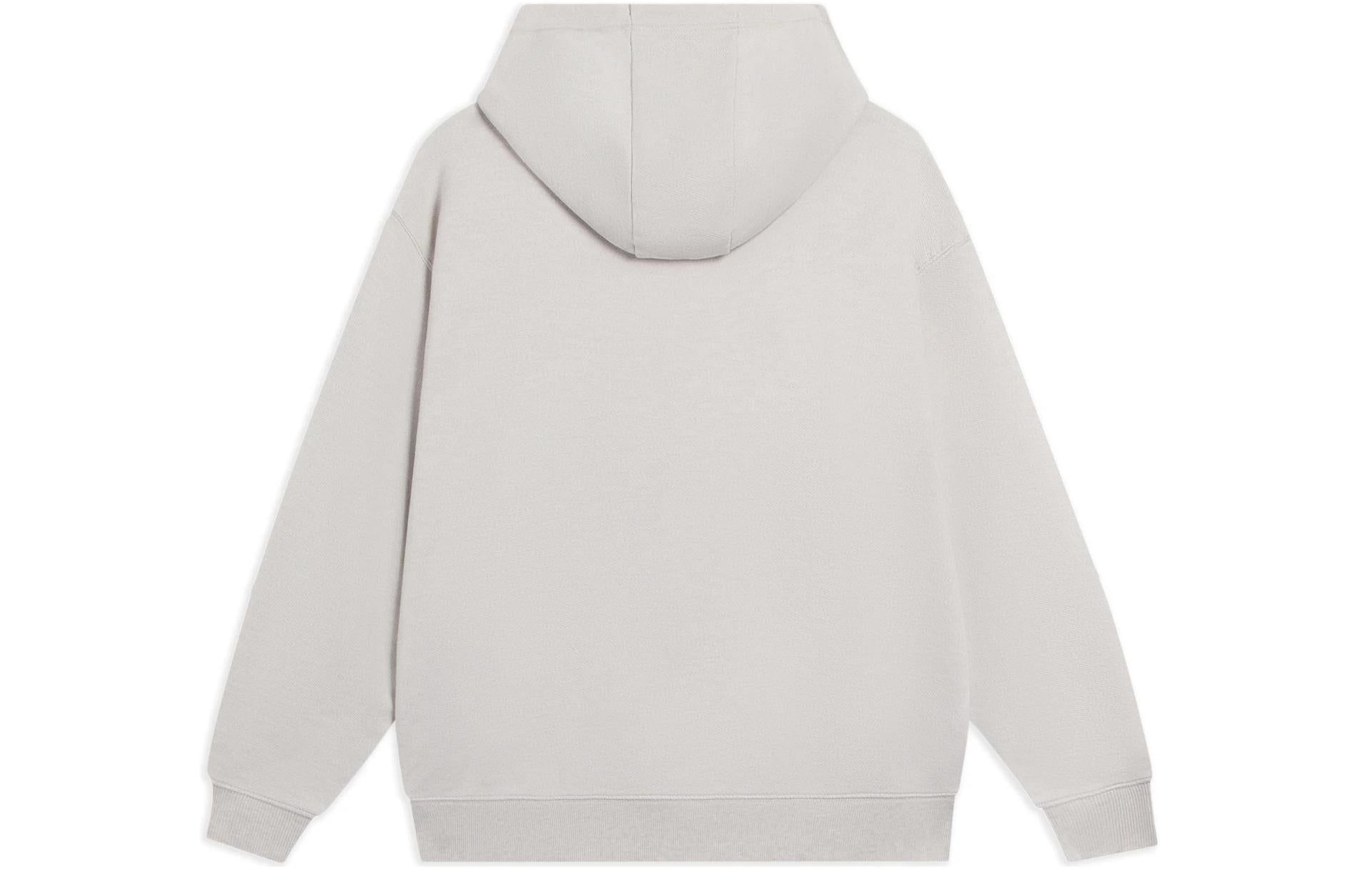 Li-Ning Small Logo Hoodie 'Grey' AWDSC97-2 sold by KicksCrew product image thumbnail 2