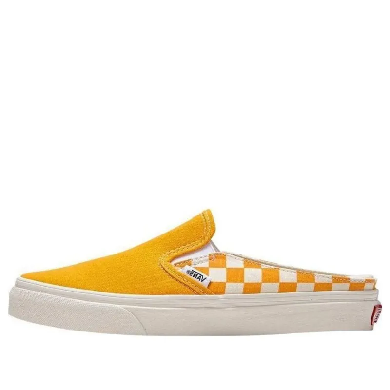 Vans Classic Slip-On Mule 'Yellow White' VN0004KTTLG sold by KicksCrew